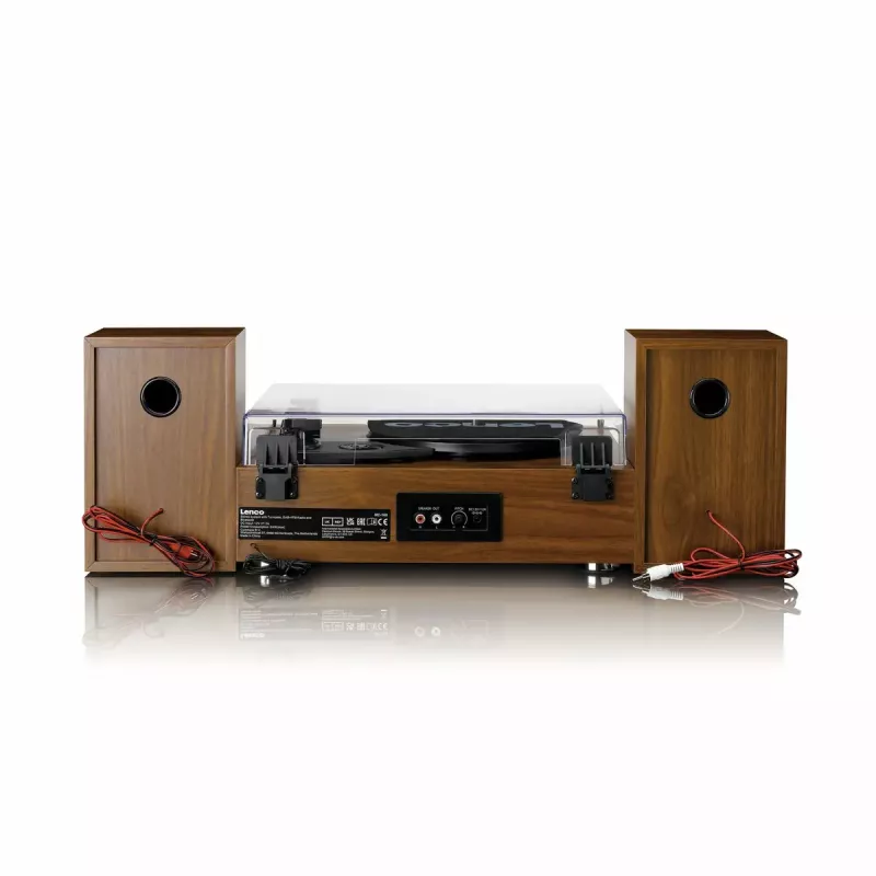 Giradischi audio a trasmissione a cinghia Lenco MC-160WD