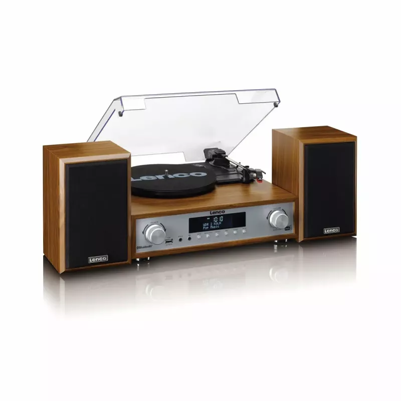 Giradischi audio a trasmissione a cinghia Lenco MC-160WD