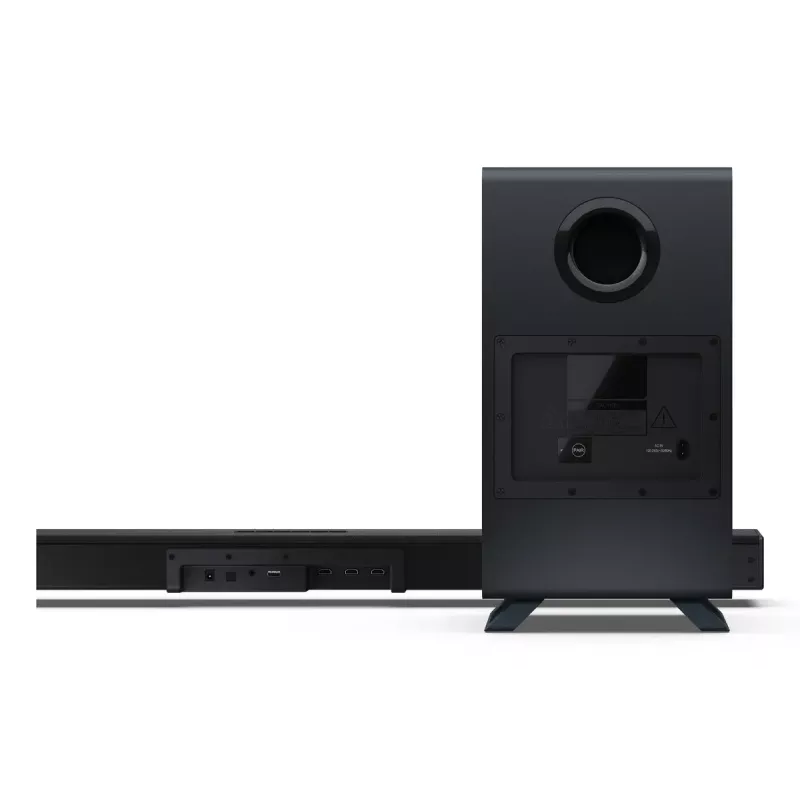 Sharp HT-SBW53121(BK) soundbar 3.1.2 canali con subwoofer wireless, nera
