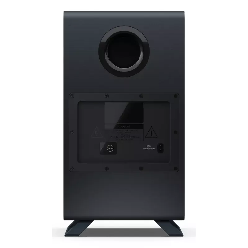Sharp HT-SBW53121(BK) soundbar 3.1.2 canali con subwoofer wireless, nera