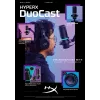 HyperX DuoCast - Microfono USB (nero) - Illuminazione RGB