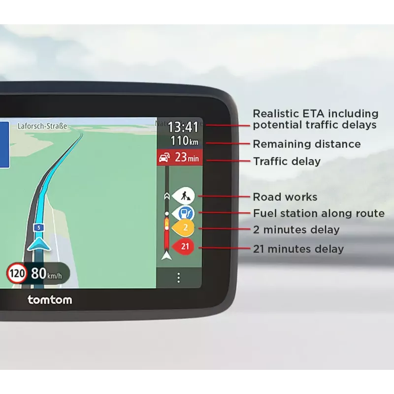 Navigatore TomTom GO Classic 5 pollici touchscreen nero 32 GB 2000 MB RAM