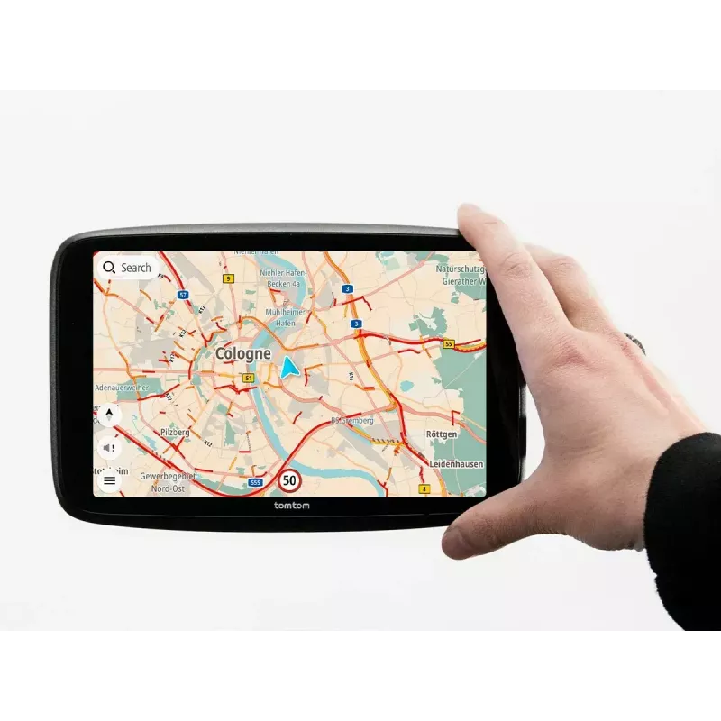 Navigatore GPS portatile TOMTOM GO con touchscreen da 7 pollici, 32 GB, mappe Europa, nero