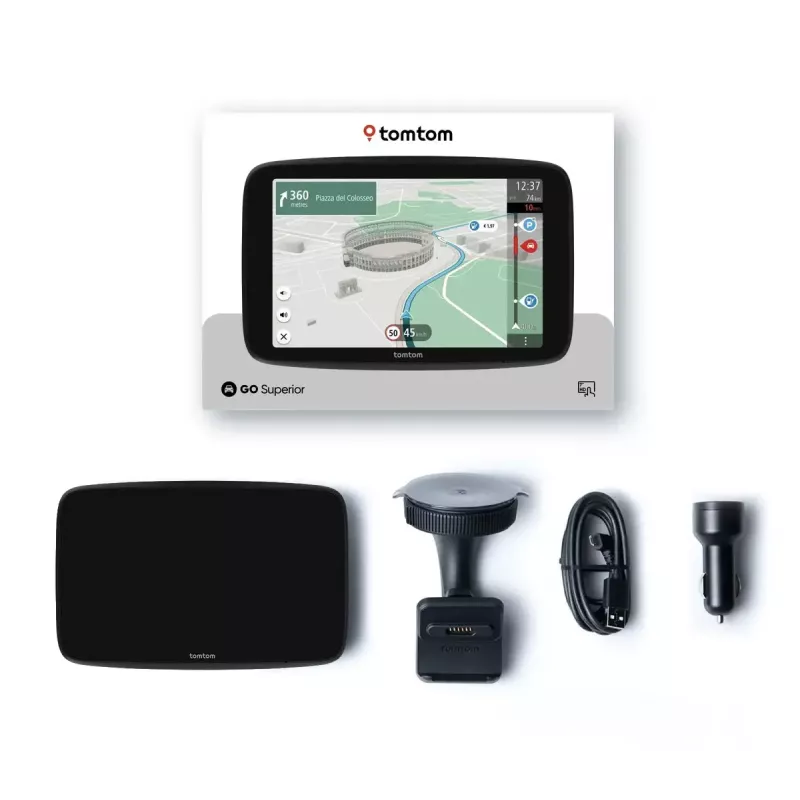Navigatore GPS TomTom GO Superior 6 pollici multilingue display da 6 pollici 32 GB