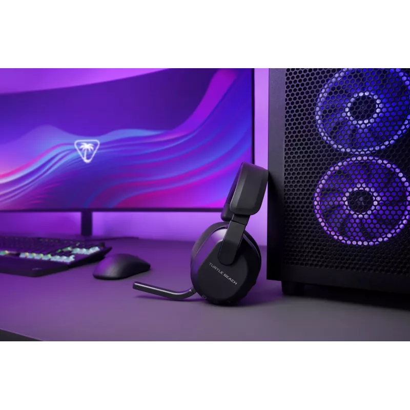 Turtle Beach Stealth 600 nero PC headset gaming wireless con autonomia fino a 80 ore, altoparlanti da 50 mm e Bluetooth per PC, PS5, PS4 e dispositivi mobili