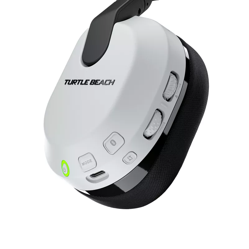 Turtle Beach Stealth 600 bianco PlayStation headset gaming wireless con autonomia fino a 80 ore, altoparlanti da 50 mm e Bluetooth per PS5, PS4, PC e dispositivi mobili