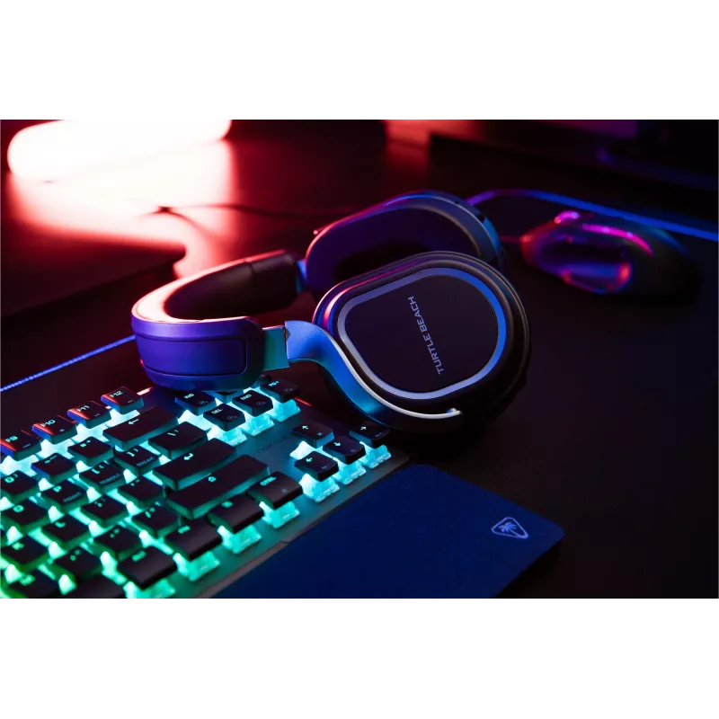 Turtle Beach Stealth 700 nero PlayStation headset gaming wireless con autonomia fino a 80 ore, Bluetooth, doppi trasmettitori e driver da 60 mm per PS5, PS4, PC e dispositivi mobili