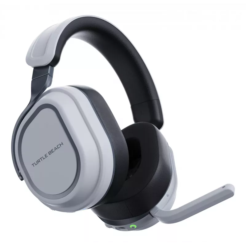 Turtle Beach Stealth 700 bianco PlayStation headset gaming wireless con batteria fino a 80 ore, Bluetooth, due trasmettitori e altoparlanti da 60 mm per PS5, PS4, PC e dispositivi mobili