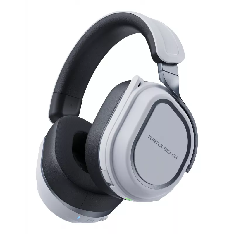 Turtle Beach Stealth 700 bianco PlayStation headset gaming wireless con batteria fino a 80 ore, Bluetooth, due trasmettitori e altoparlanti da 60 mm per PS5, PS4, PC e dispositivi mobili
