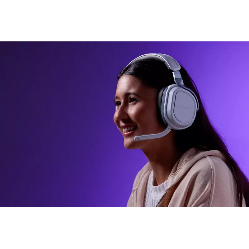 Turtle Beach Stealth 700 bianco PlayStation headset gaming wireless con batteria fino a 80 ore, Bluetooth, due trasmettitori e altoparlanti da 60 mm per PS5, PS4, PC e dispositivi mobili