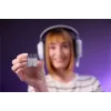 Turtle Beach Stealth 700 bianco PlayStation headset gaming wireless con batteria fino a 80 ore, Bluetooth, due trasmettitori e altoparlanti da 60 mm per PS5, PS4, PC e dispositivi mobili