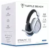 Turtle Beach Stealth 700 bianco PlayStation headset gaming wireless con batteria fino a 80 ore, Bluetooth, due trasmettitori e altoparlanti da 60 mm per PS5, PS4, PC e dispositivi mobili