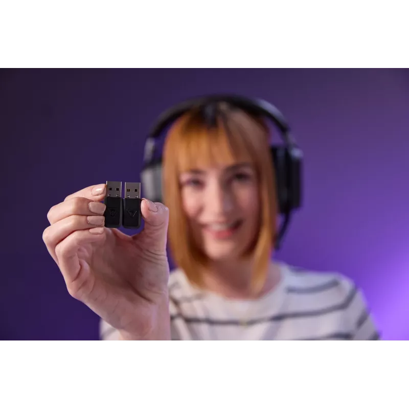 Turtle Beach Stealth 700 nero headset gaming wireless per PC con autonomia fino a 80 ore, Bluetooth, due trasmettitori e altoparlanti da 60 mm per PC, PS5, PS4 e dispositivi mobili