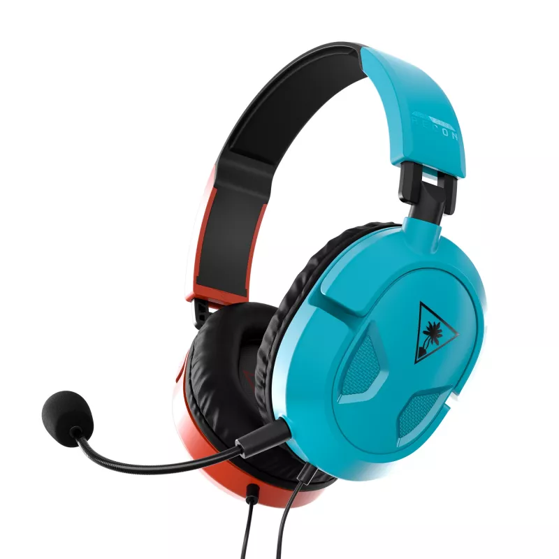 Turtle Beach Recon 50 headset con filo head-band gaming blu, rosso