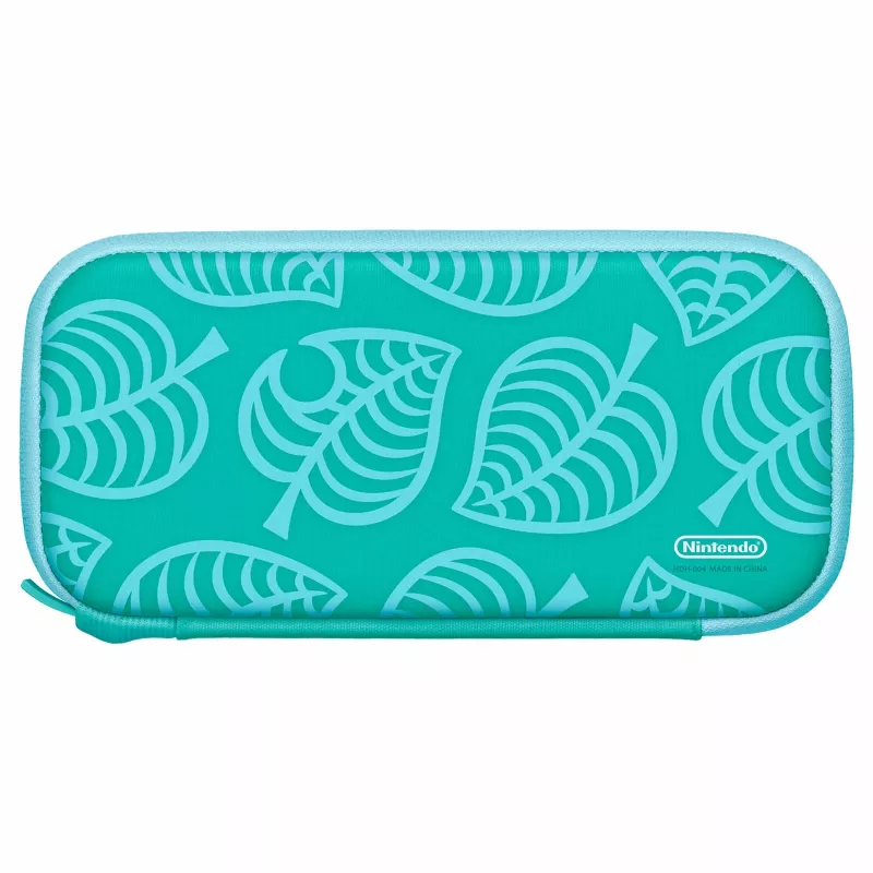 Nintendo 10004106 borsa portatile per console da gioco custodia sleeve verde, bianco