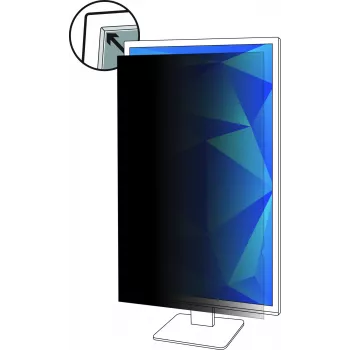 Filtro privacy 3M per monitor 25 pollici in verticale, 16:9, PF250W9P, 63,5 cm (25 pollici), 16:9, monitor, filtro privacy per display senza cornice, lucido/opaco, antiriflesso