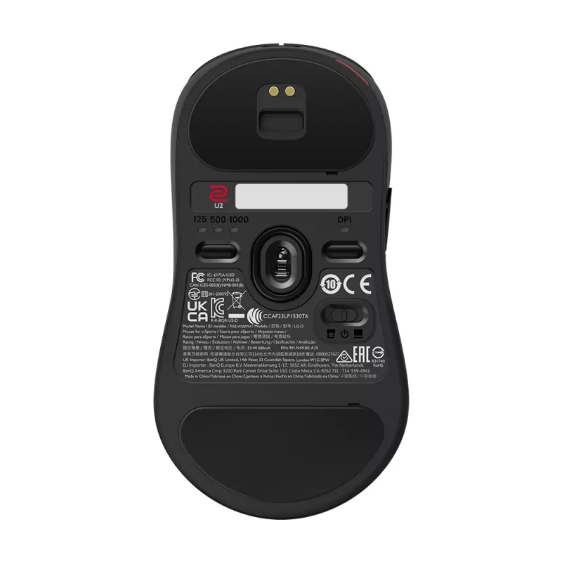 Mouse da gaming ZOWIE U2 per ambidestri RF Wireless ottico 3200 DPI