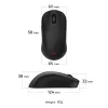 Mouse da gaming ZOWIE U2 per ambidestri RF Wireless ottico 3200 DPI