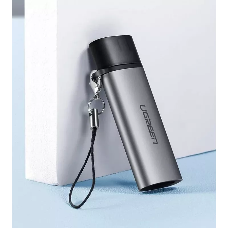 Lettore di schede Ugreen 50704 USB 3.2 Gen 1 (3.1 Gen 1) Type-C grigio
