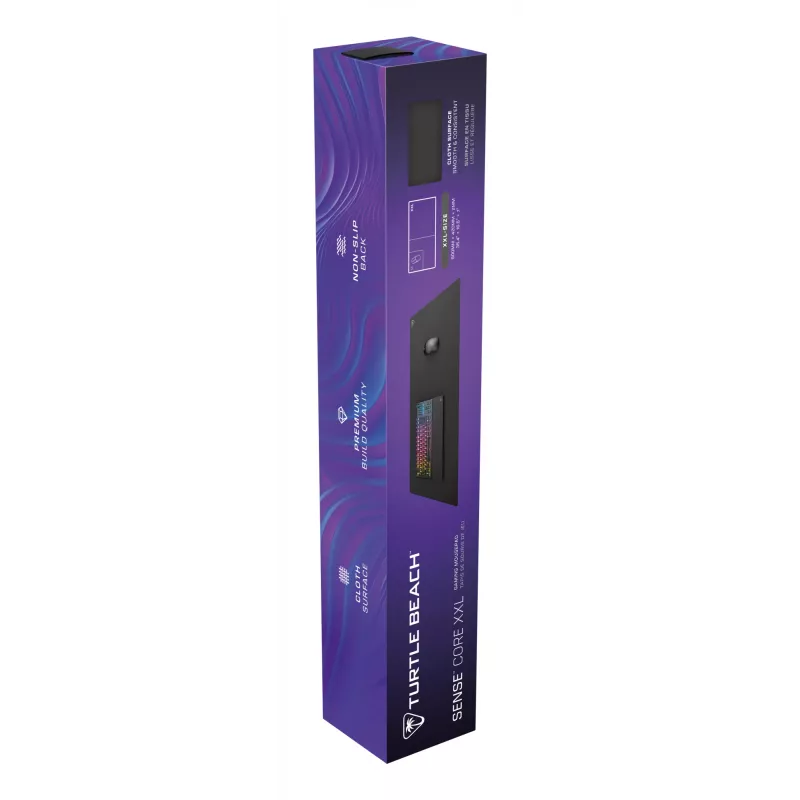 Tappetino per mouse da gaming Turtle Beach Sense Core XXL nero