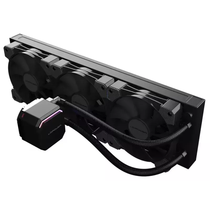 Dissipatore liquido all-in-one LC-Power LC-CC-360-B 12 cm nero