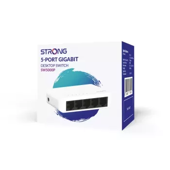 Switch di rete Strong SW5000P Gigabit Ethernet 10/100/1000 5 porte