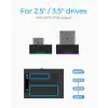 ICY BOX IB-127CL-U3 USB 3.2 Gen 1 (3.1 Gen 1) Type-B nero