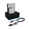 ICY BOX IB-127CL-U3 USB 3.2 Gen 1 (3.1 Gen 1) Type-B nero