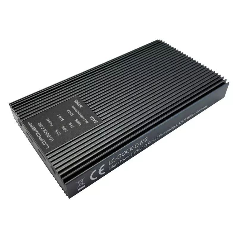 LC-Power LC-DOCK-C-M2 docking station USB 3.2 per SSD M.2 NVMe e SATA