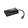 Dock per laptop Lenovo GX91M73945 con filo USB 3.2 Gen 1 Type-C nero 4K Ultra HD