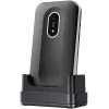 Doro Leva L20 4G telefono a conchiglia, 2,8 pollici, nero/bianco