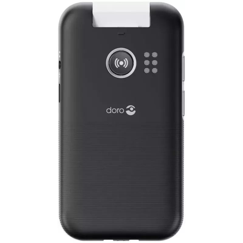 Doro Leva L20 4G telefono a conchiglia, 2,8 pollici, nero/bianco