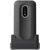 Doro Leva L20 4G telefono a conchiglia, 2,8 pollici, nero/bianco