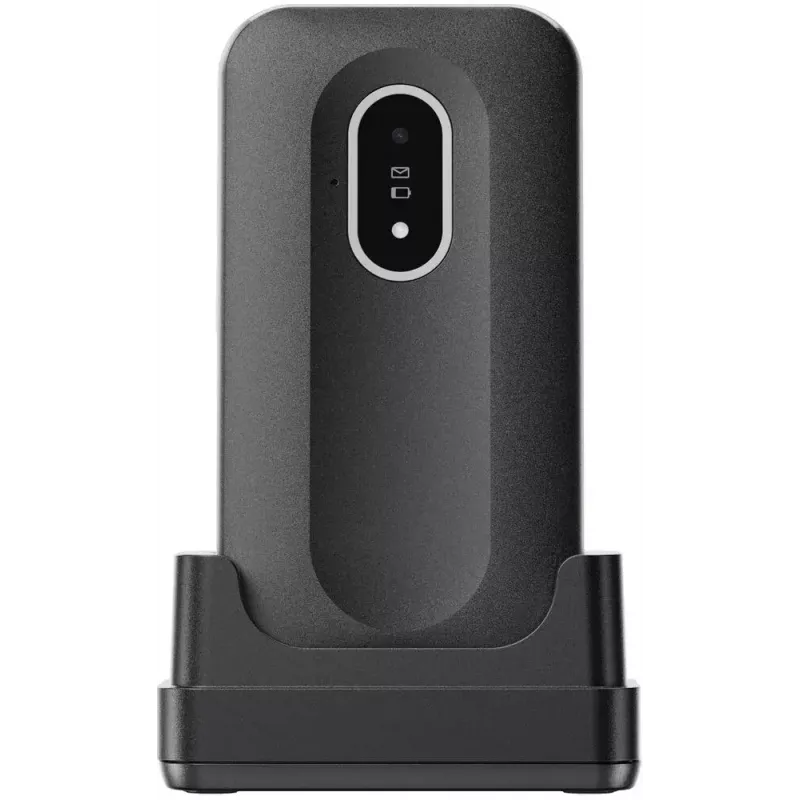 Doro Leva L20 4G telefono a conchiglia, 2,8 pollici, nero/bianco