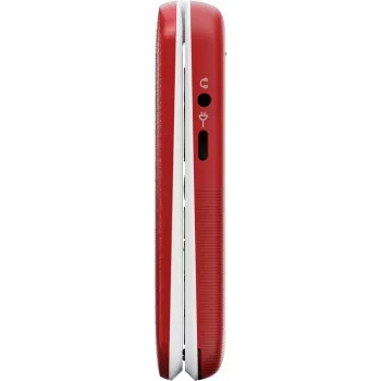 Telefono cellulare Doro Leva L20 4G, schermo 2,8 pollici, rosso-bianco