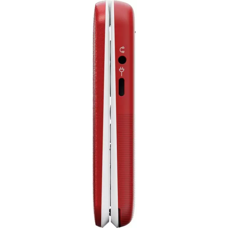Telefono cellulare Doro Leva L20 4G, schermo 2,8 pollici, rosso-bianco