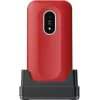 Telefono cellulare Doro Leva L20 4G, schermo 2,8 pollici, rosso-bianco
