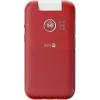 Telefono cellulare Doro Leva L20 4G, schermo 2,8 pollici, rosso-bianco