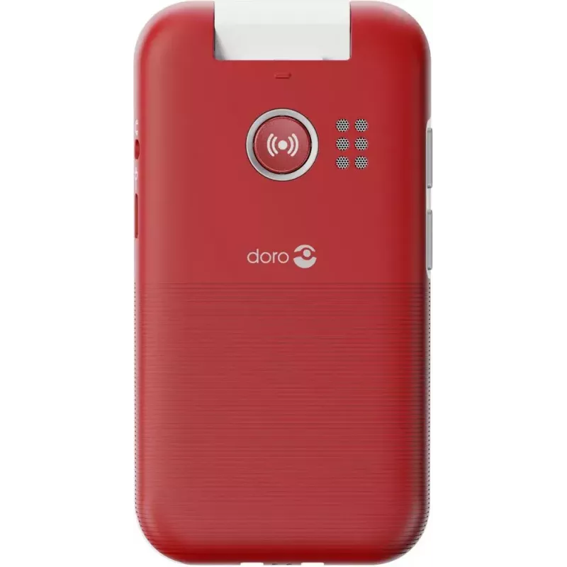 Telefono cellulare Doro Leva L20 4G, schermo 2,8 pollici, rosso-bianco