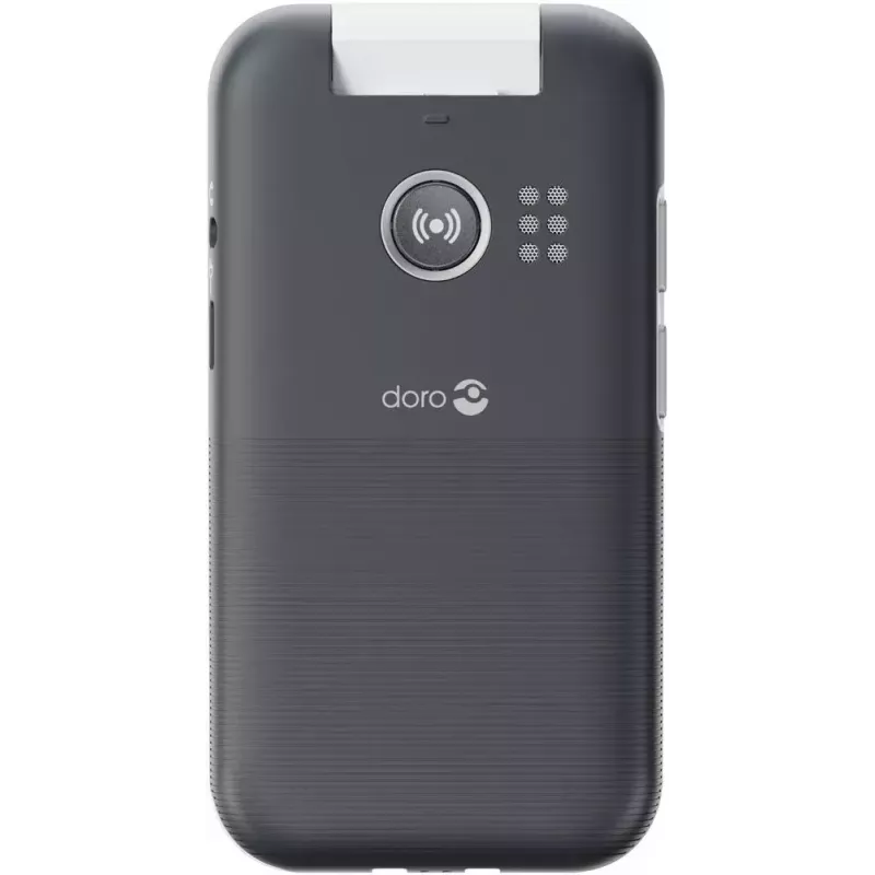 Doro Leva L30 4G telefono a conchiglia, 2,8 pollici, grafite/bianco