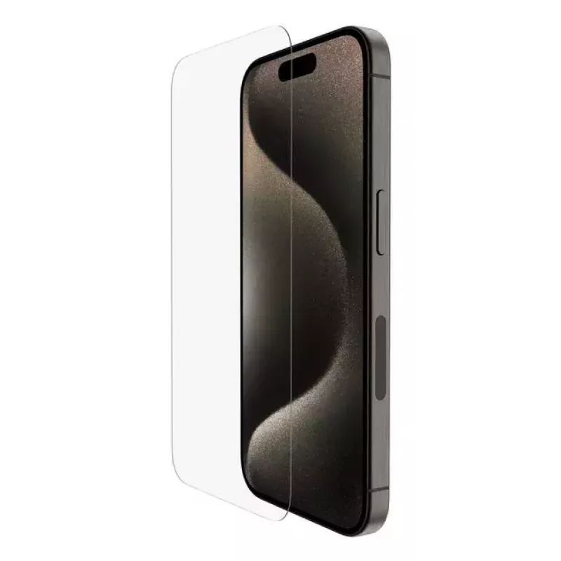 Protezione schermo Belkin ScreenForce per iPhone 16 Pro antibatterica antigraffio antishock