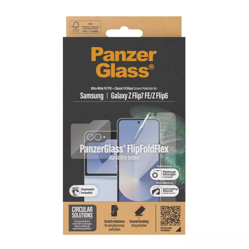 PanzerGlass ® protezione display Samsung Galaxy Z Flip6 | vetro e pellicola