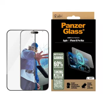 PanzerGlass ® protezione display gaming iPhone 16 Pro Max | Ultra-Wide Fit