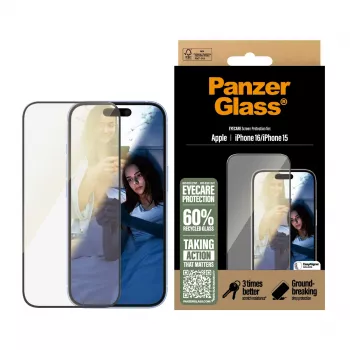 Protezione display EyeCare PanzerGlass iPhone '24 6,1