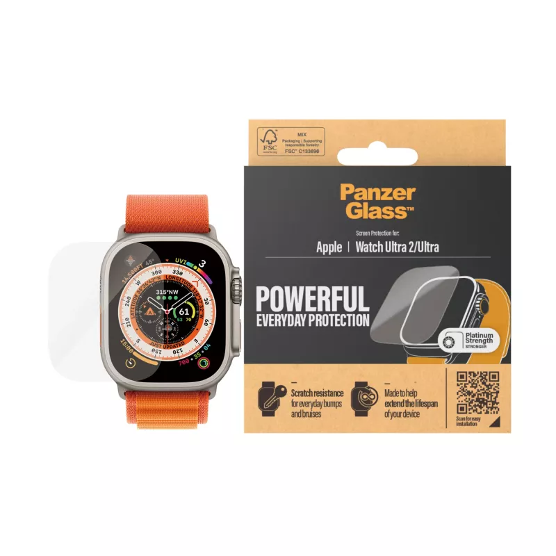 PanzerGlass ® protezione display Apple Watch Ultra 2 | Ultra | 49 mm