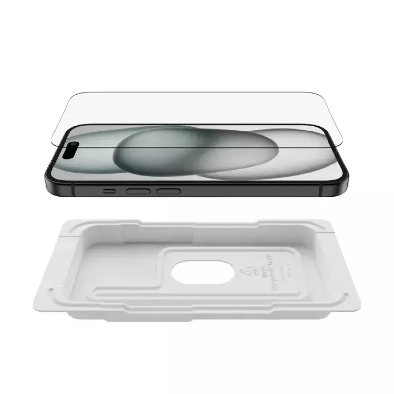 Protezione schermo Belkin ScreenForce Apple iPhone 15 antishock e antigraffio