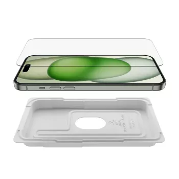 Protezione schermo Belkin ScreenForce per iPhone 15 Plus vetro temperato antishock e antigraffio