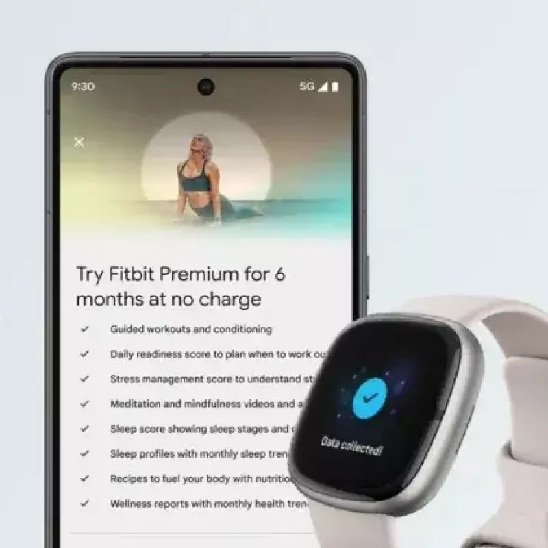 Smartwatch Fitbit Sense 2 touchscreen digitale nero