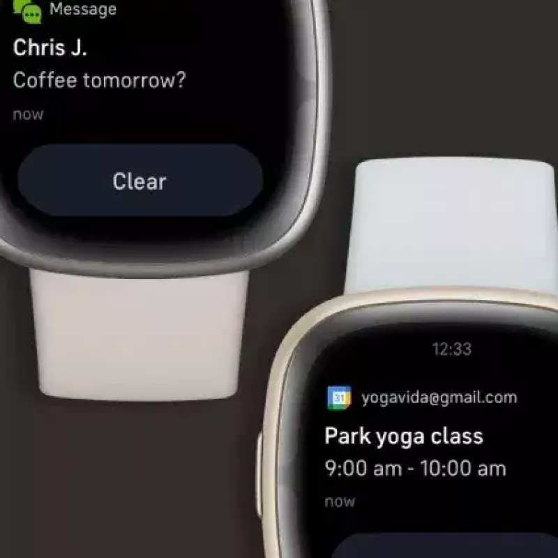 Smartwatch Fitbit Sense 2 touchscreen digitale nero
