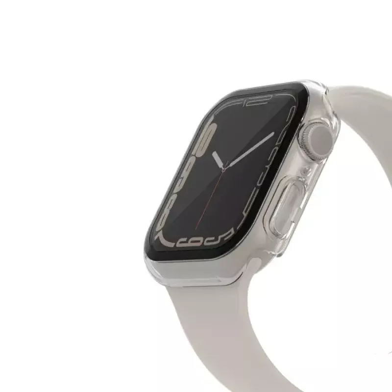 Belkin ScreenForce TemperedCurve 2-in-1 protezione schermo per Apple Watch 4-9/SE 44/45 mm, trasparente